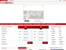 Tablet Screenshot of carz4sale.in